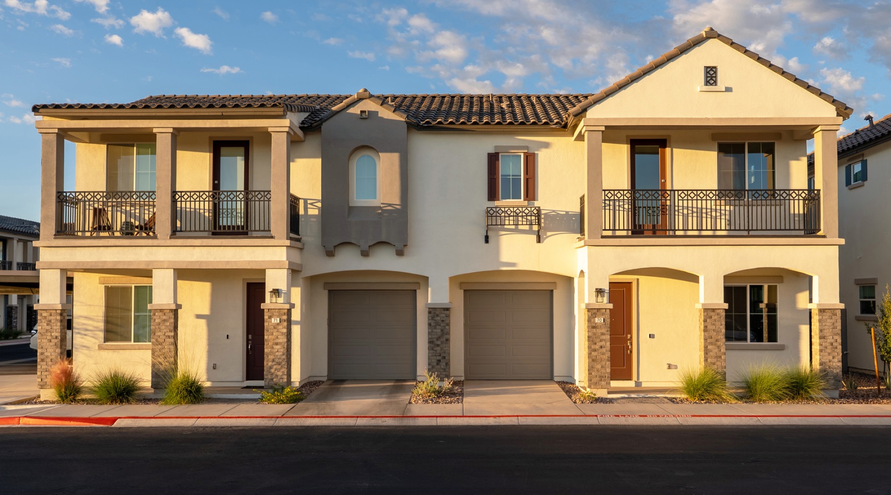 Detached Homes & Townhomes with Attached Garages